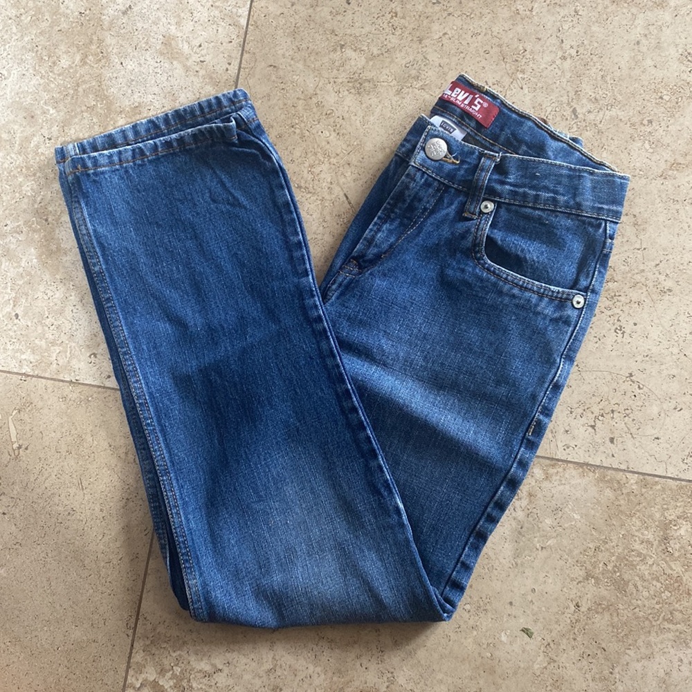 Levi’s 514 Slim Straight Jeans Size 12 Blue Medium Wash